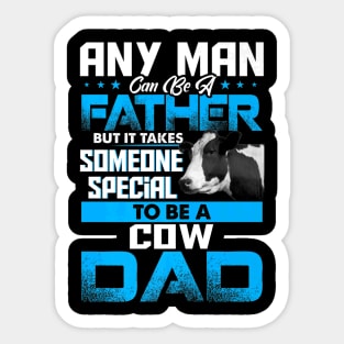 Cow Dad Animal Fathers Day Sticker